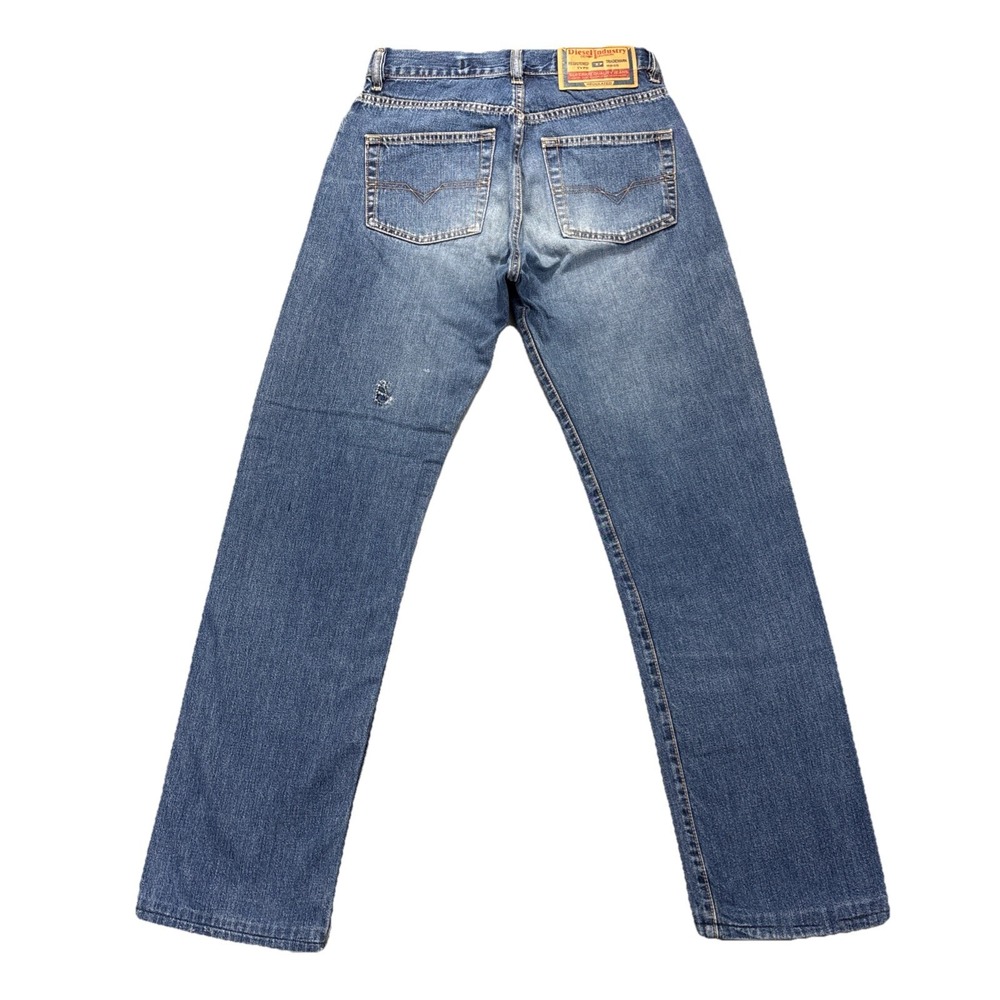 VTG Diesel Jeans Mens 28x30 Blue Denim Distressed Fellow Button Fly  Italy